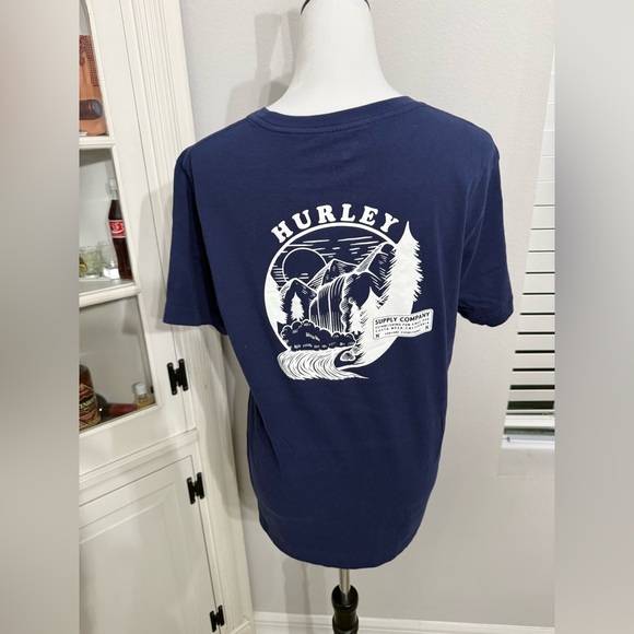Hurley Men's Classic Navy Tee - Picture 3 of 6